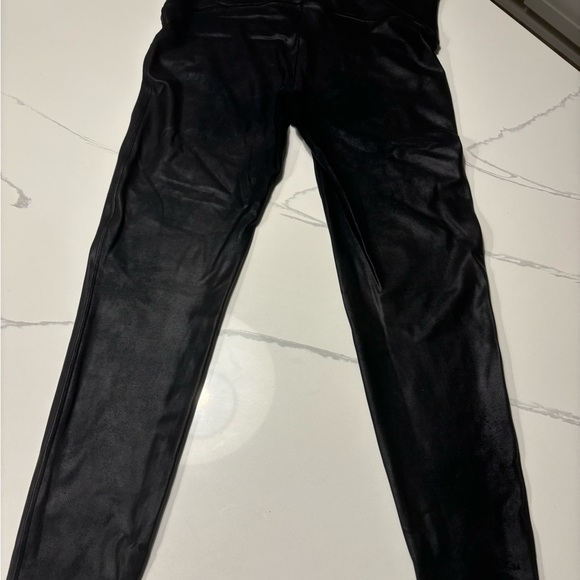 Spanx Black Faux Leather Leggings 3xl - Picture 6 of 6
